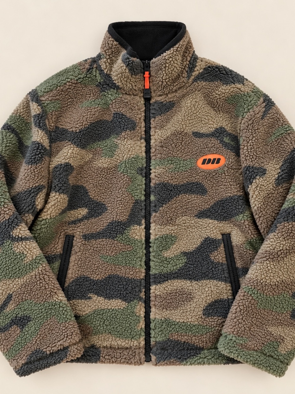 Dairy Boy Funky Fleece in Decoy Camo in Earth XS/S